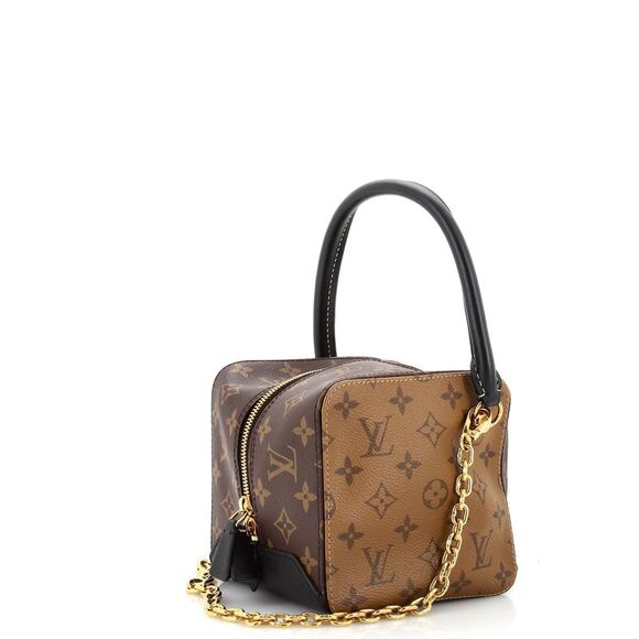Louis Vuitton Square Bag Reverse Monogram Canvas Brown - Picture 2 of 8